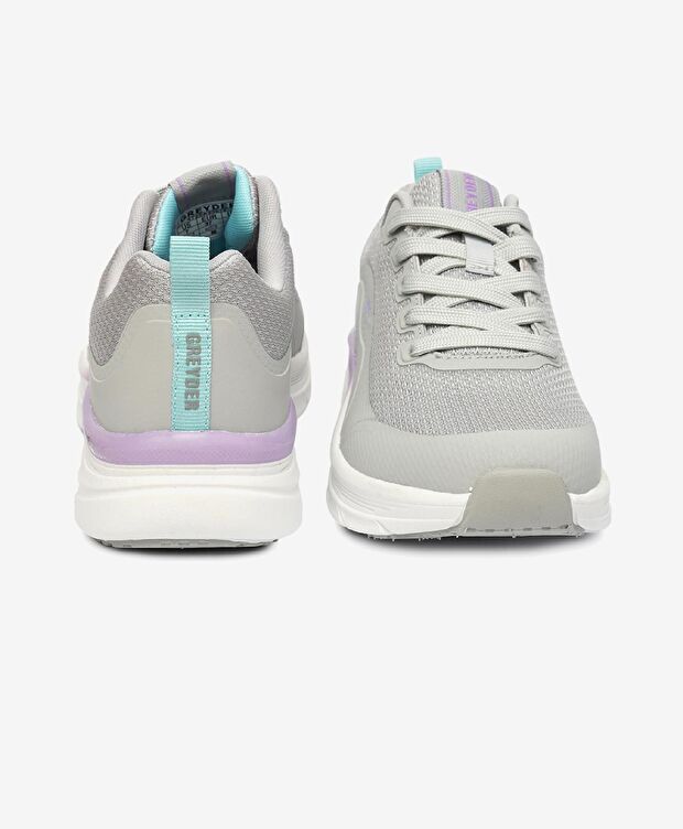 Kadın Gri Hakiki Deri Spor Ayakkabı - 7