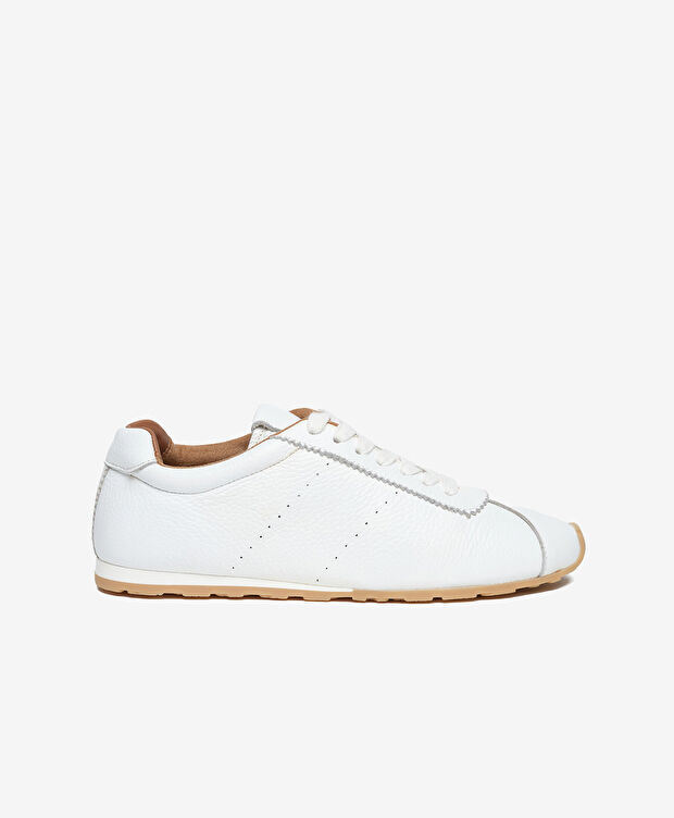 Kadın Beyaz Hakiki Deri Sneaker Ayakkabı - 1