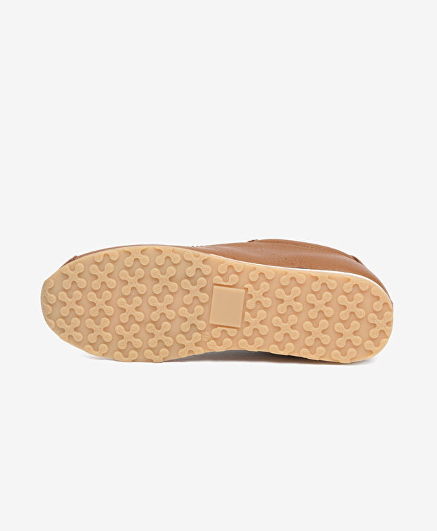 Kadın Taba Hakiki Deri Sneaker Ayakkabı - 6