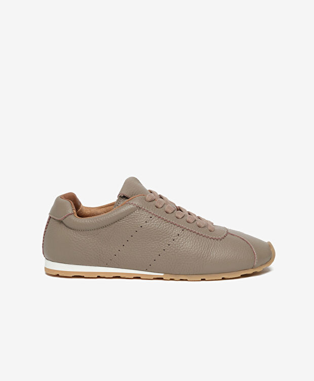 Kadın Vizon Hakiki Deri Sneaker Ayakkabı - 1