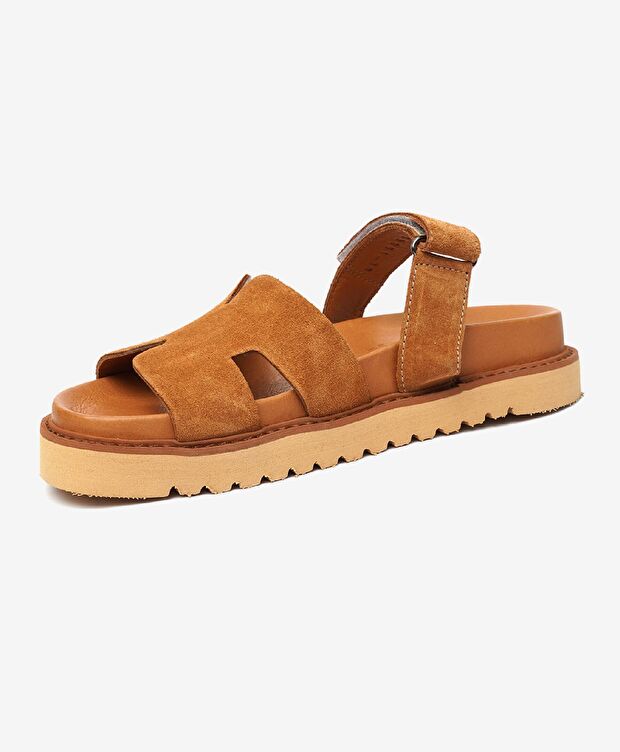 Kadın Sigaro Süet Hakiki Deri Terlik - 3