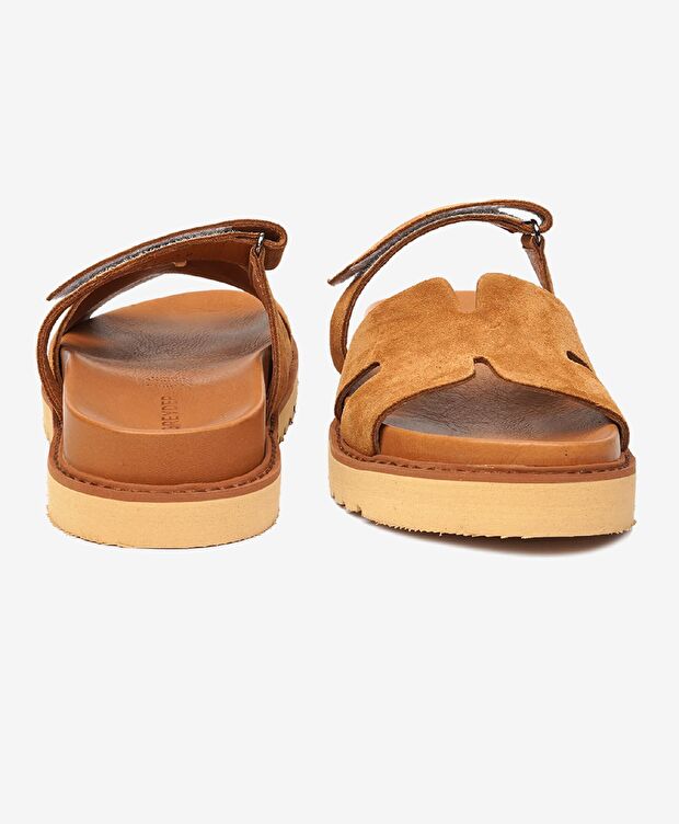 Kadın Sigaro Süet Hakiki Deri Terlik - 7