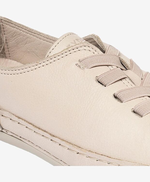 Kadın Kum Hakiki Deri Casual Ayakkabı - 5