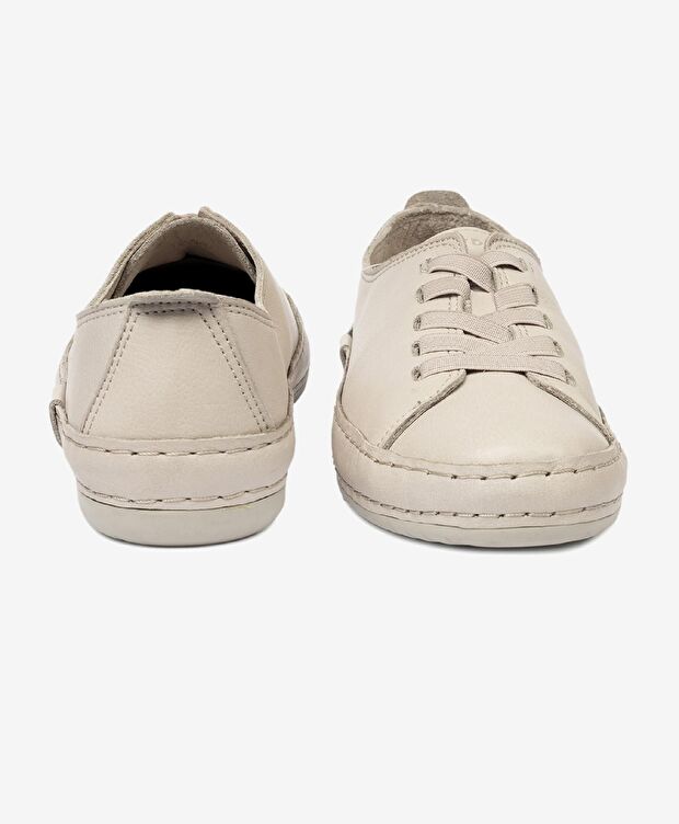 Kadın Kum Hakiki Deri Casual Ayakkabı - 7