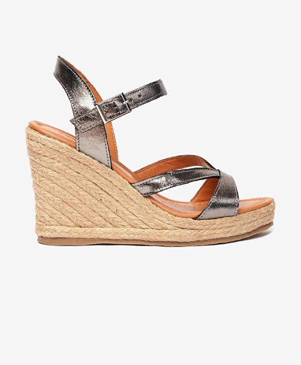 Kadın Çelik Topuklu Sandalet - 1