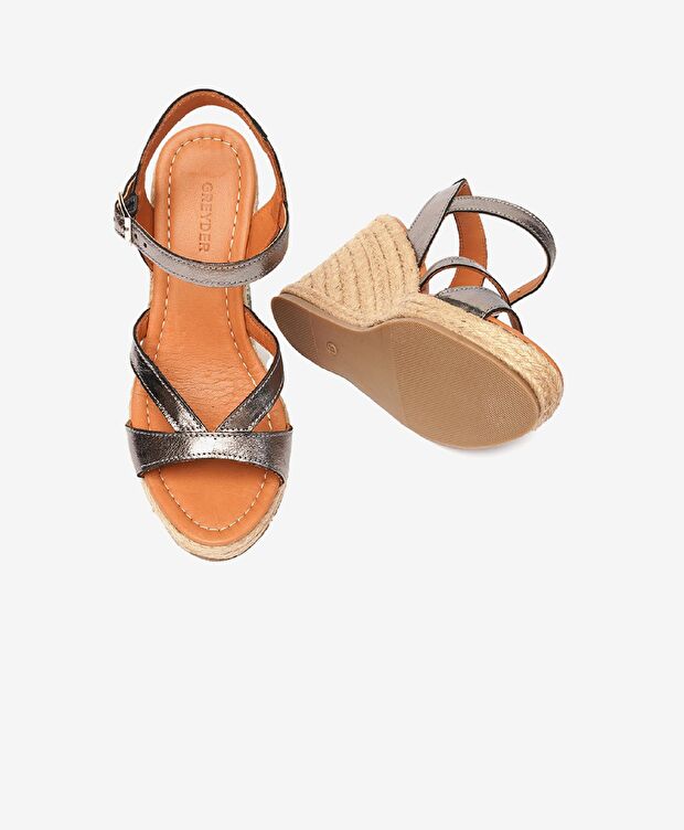 Kadın Çelik Topuklu Sandalet - 6