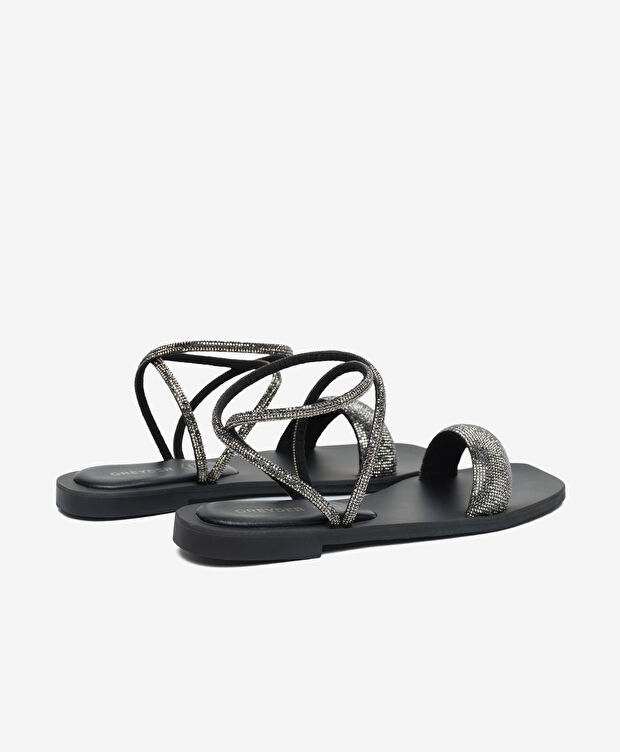 Kadın Siyah Hakiki Deri - 4