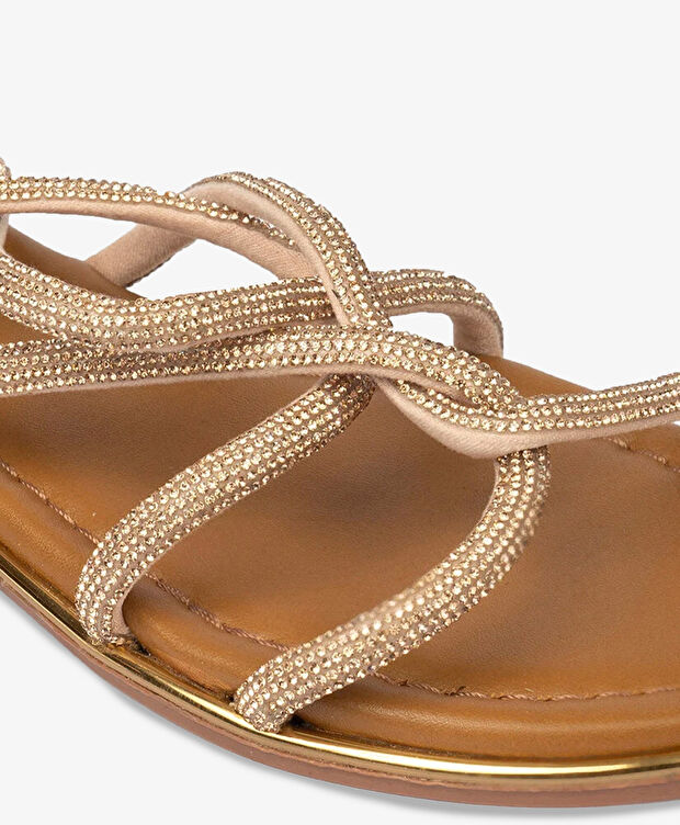 Kadın Pembe Hakiki Deri Terlik - 5