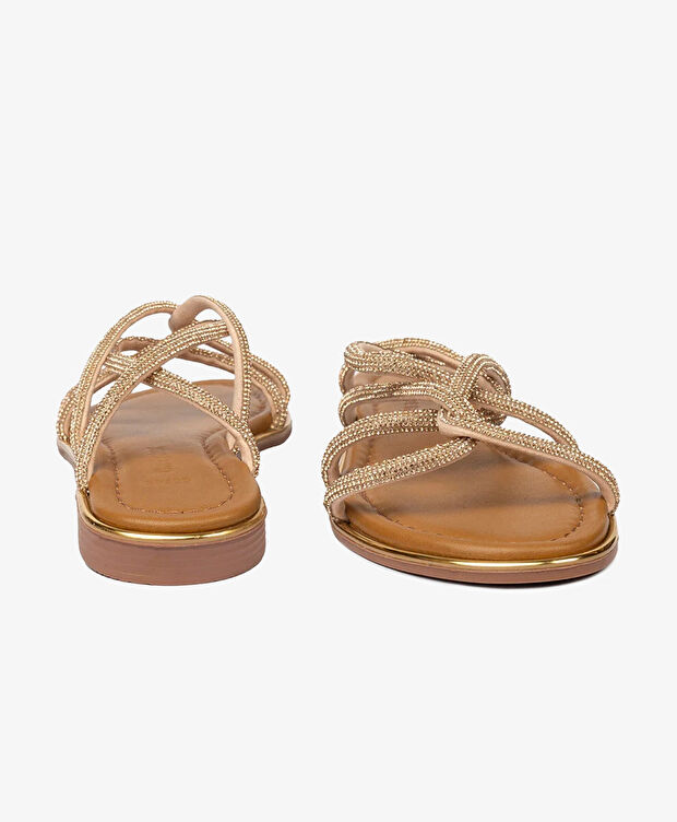 Kadın Pembe Hakiki Deri Terlik - 7