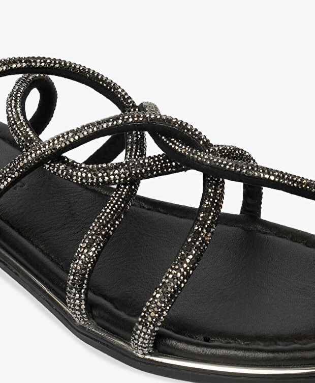 Kadın Siyah Hakiki Deri Terlik - 5