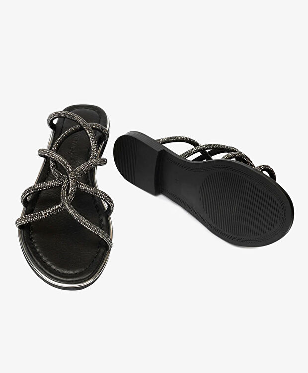 Kadın Siyah Hakiki Deri Terlik - 6