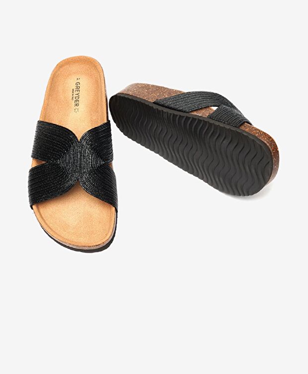 Kadın Siyah Terlik - 6