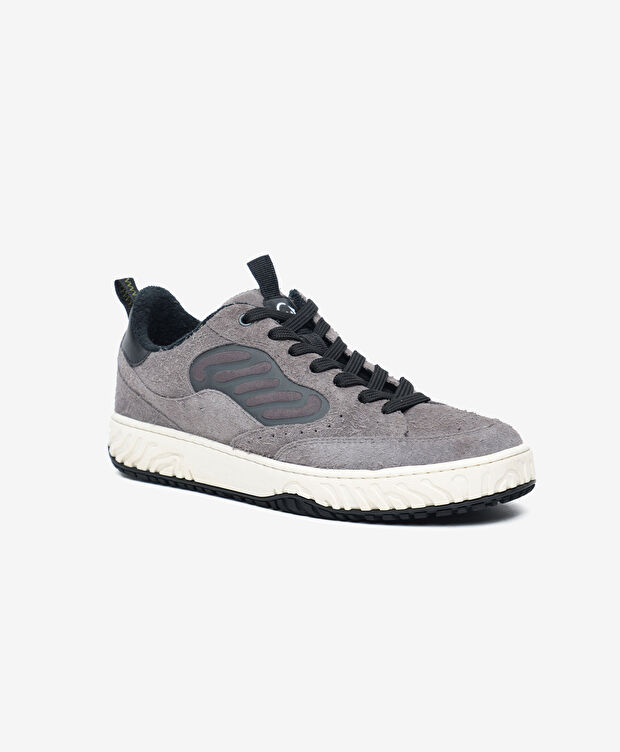 Greyder LAB Erkek Gri Hakiki Deri Sneaker Ayakkabı - 2