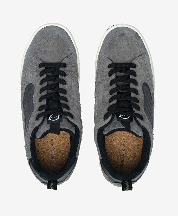 Greyder LAB Erkek Gri Hakiki Deri Sneaker Ayakkabı - 5