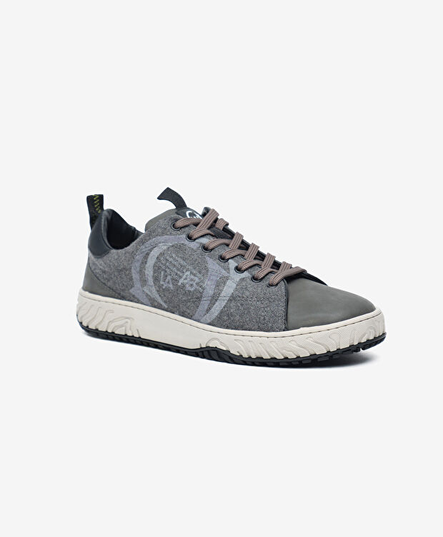 Greyder LAB Erkek Gri Hakiki Deri Sneaker Ayakkabı - 2
