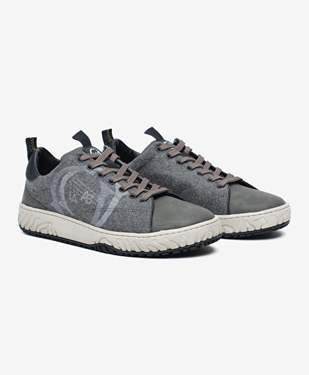 Greyder LAB Erkek Gri Hakiki Deri Sneaker Ayakkabı - 3