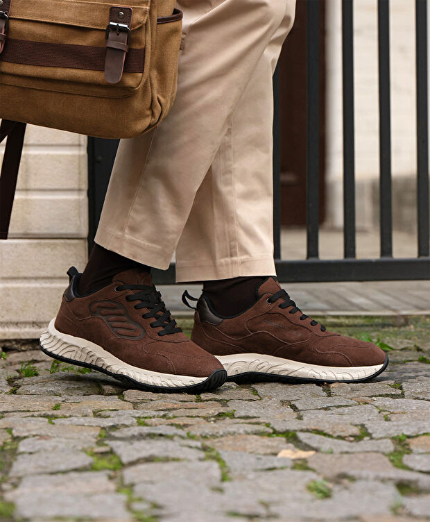 Greyder LAB Erkek Kahverengi Hakiki Deri Spor Ayakkabı - 7