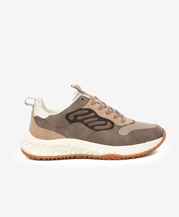 Greyder LAB Erkek Taba Hakiki Deri Spor Ayakkabı - 1