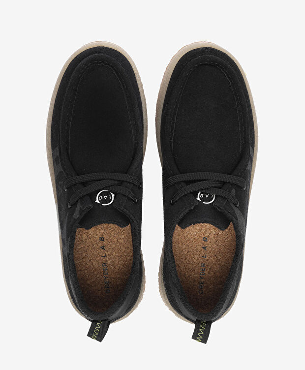 Greyder LAB Erkek Siyah Hakiki Deri Ayakkabı - 5