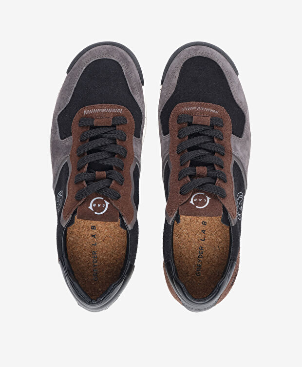 Greyder LAB Erkek Siyah Hakiki Deri Spor Ayakkabı - 5