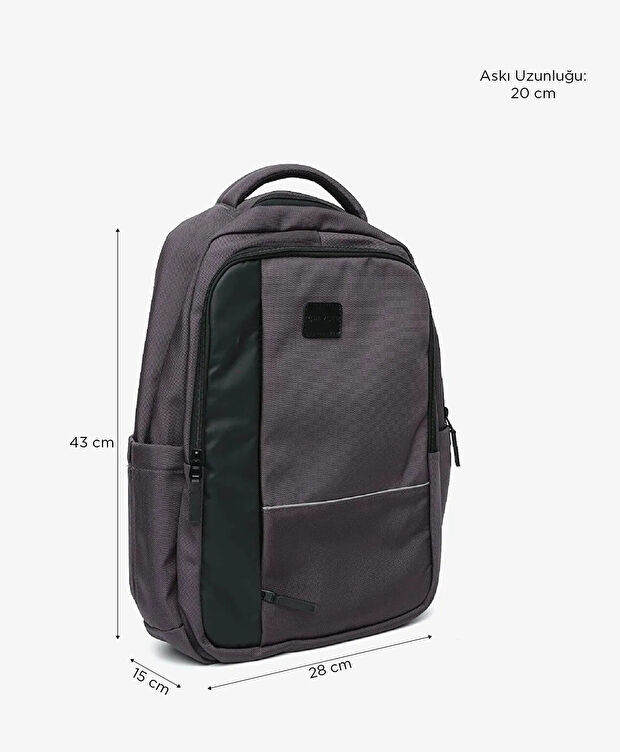 Erkek Gri Sırt Çantası - 2
