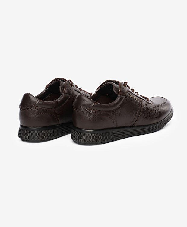 Erkek Kahverengi Hakiki Deri Comfort Ayakkabı - 4