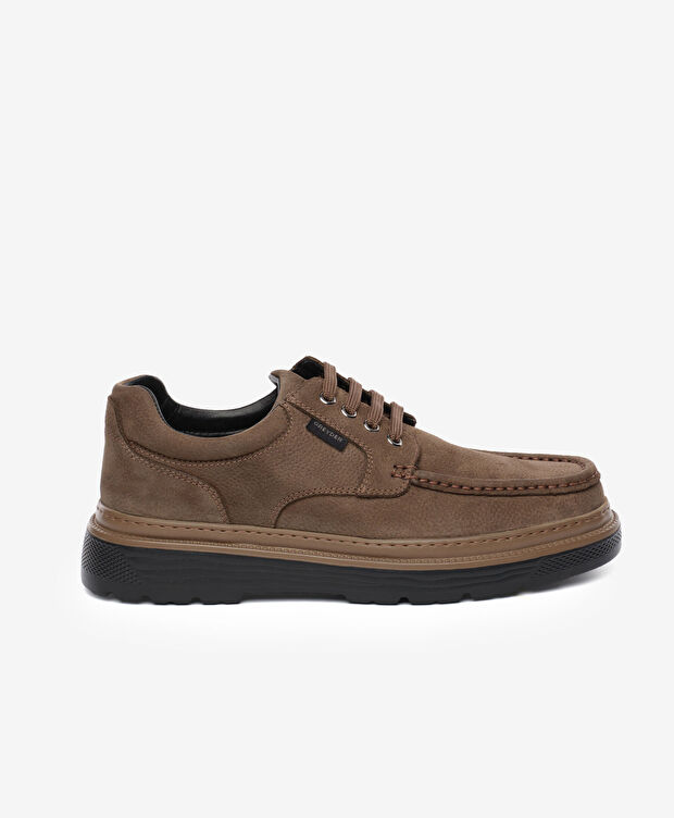 Erkek Duman Hakiki Deri Comfort Ayakkabı - 1