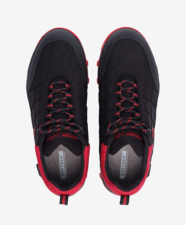 Erkek Siyah Kırmızı Su Geçirmez Outdoor Ayakkabı - 5