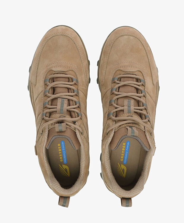 Erkek Kum Hakiki Deri Outdoor Su Geçirmez Ayakkabı - 6