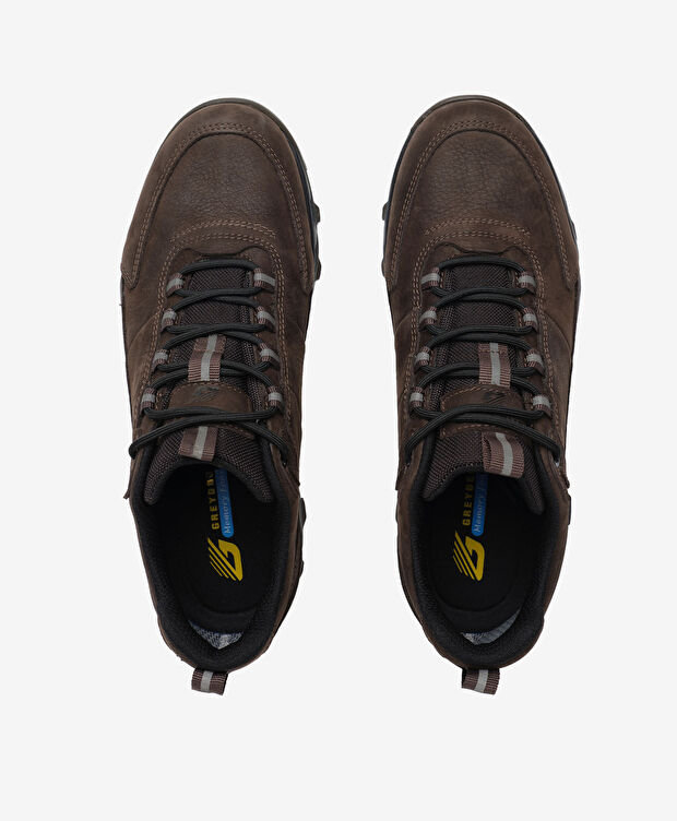 Erkek Duman Hakiki Deri Su Geçirmez Outdoor Ayakkabı - 5