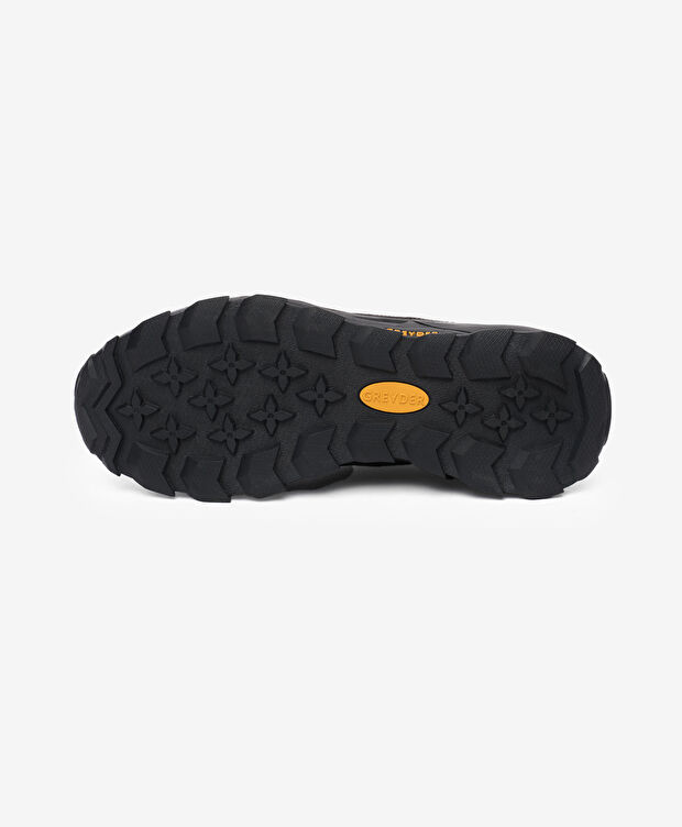 Erkek Siyah Gri Hakiki Deri Su Geçirmez Outdoor Ayakkabı - 7