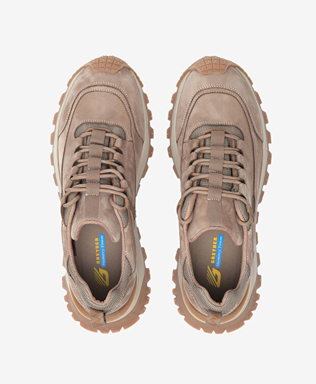 Erkek Vizon Hakiki Deri Su Geçirmez Outdoor Ayakkabı - 6