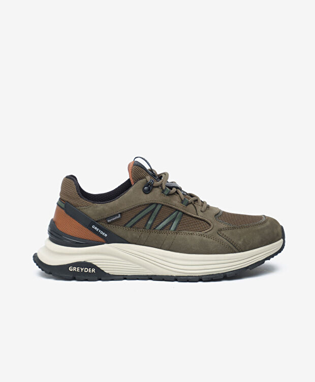 Erkek Haki Hakiki Deri Outdoor Ayakkabı - 1