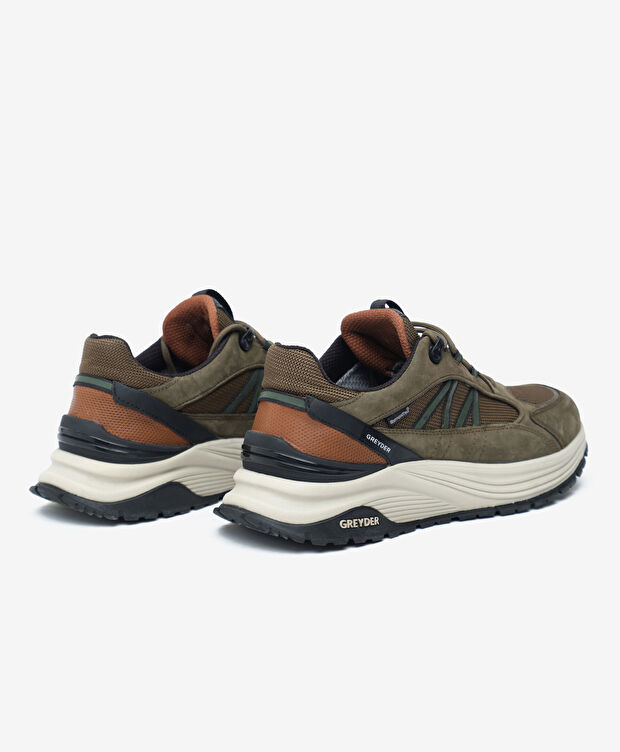 Erkek Haki Hakiki Deri Outdoor Ayakkabı - 5