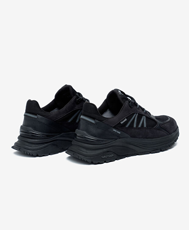 Erkek Siyah Hakiki Deri Su Geçirmez Outdoor Ayakkabı - 5