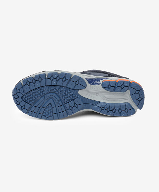 Erkek Lacivert Hakiki Deri Su Geçirmez Outdoor Ayakkabı - 6