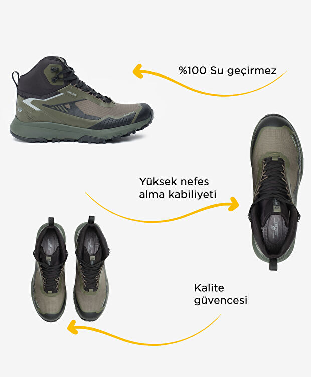 Erkek Haki Su Geçirmez Outdoor Bot - 2