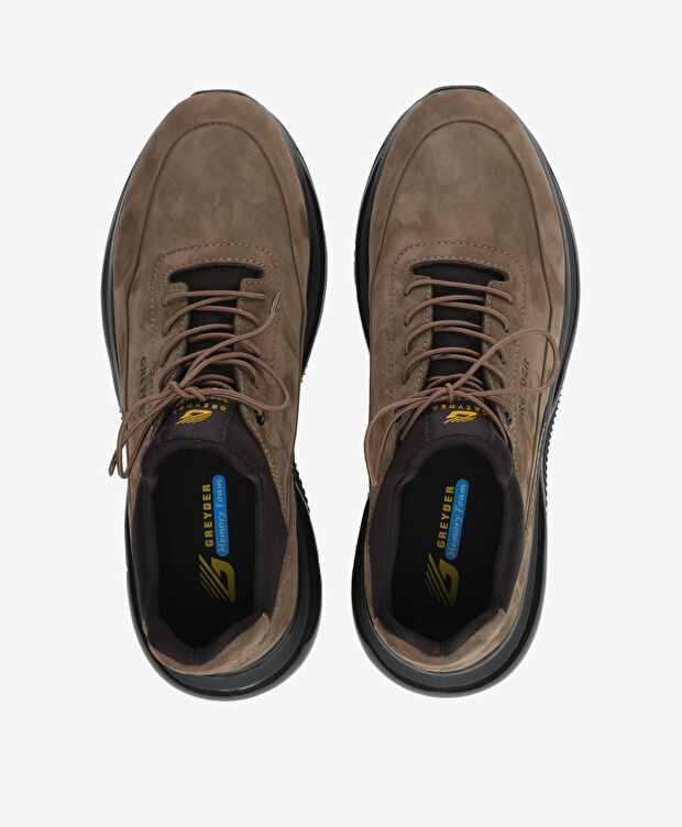 Erkek Duman Hakiki Deri Ayakkabı - 5