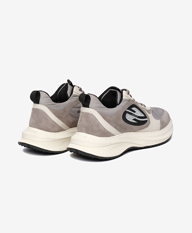 Erkek Gri Hakiki Deri Spor Ayakkabı - 4