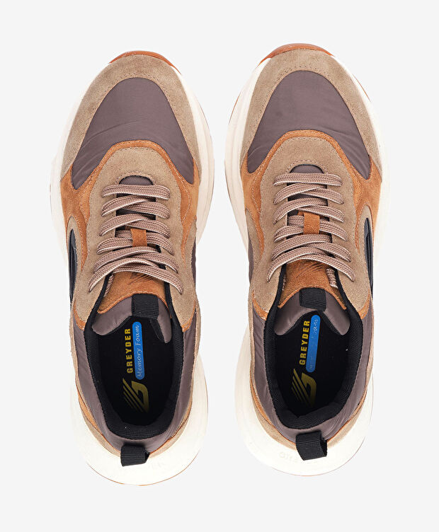 Erkek Vizon Hakiki Deri Spor Ayakkabı - 5