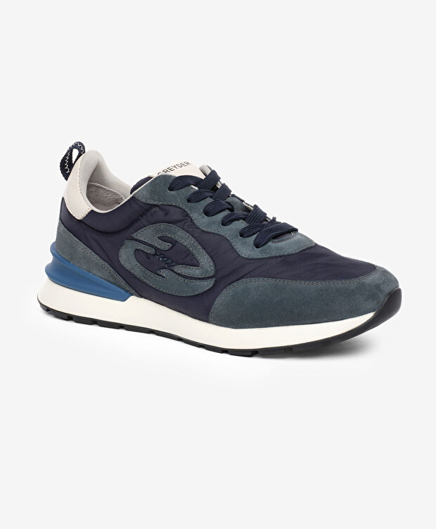 Erkek Lacivert Hakiki Deri Spor Ayakkabı - 2