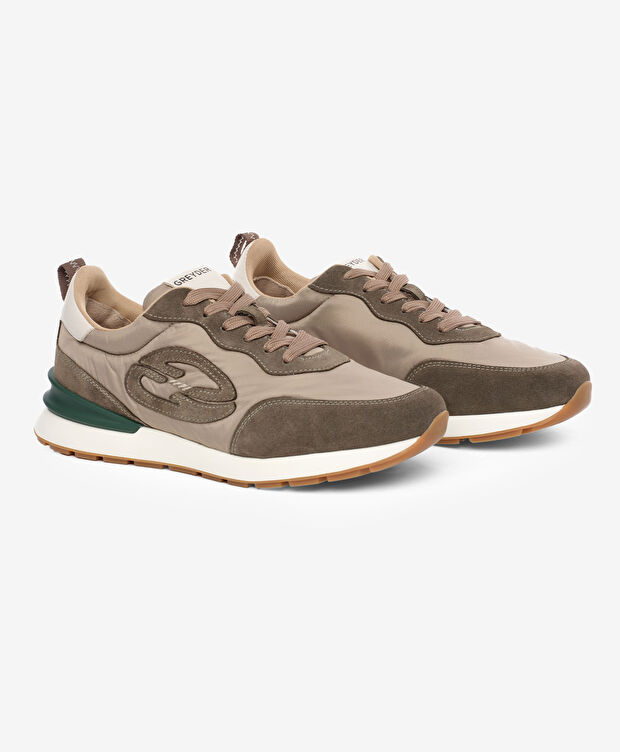 Erkek Haki Hakiki Deri Spor Ayakkabı - 3