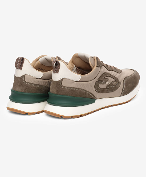 Erkek Haki Hakiki Deri Spor Ayakkabı - 4