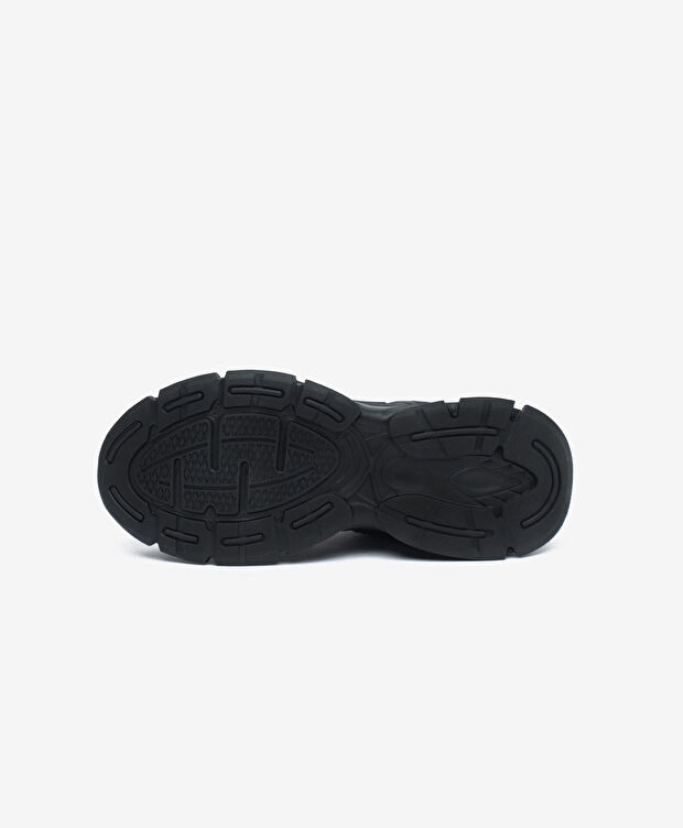 Erkek Siyah Hakiki Deri Spor Ayakkabı - 6