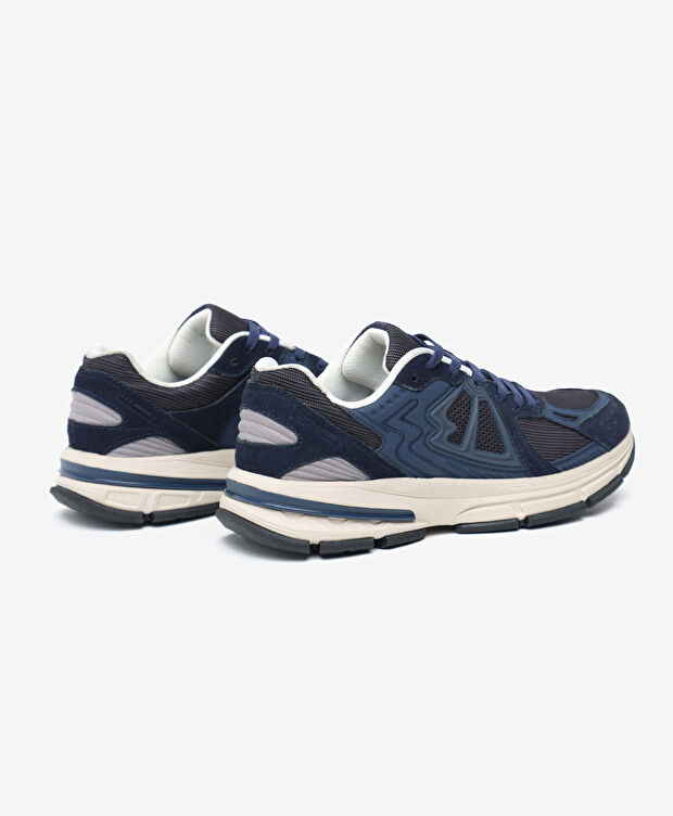 Erkek Lacivert Hakiki Deri Spor Ayakkabı - 4