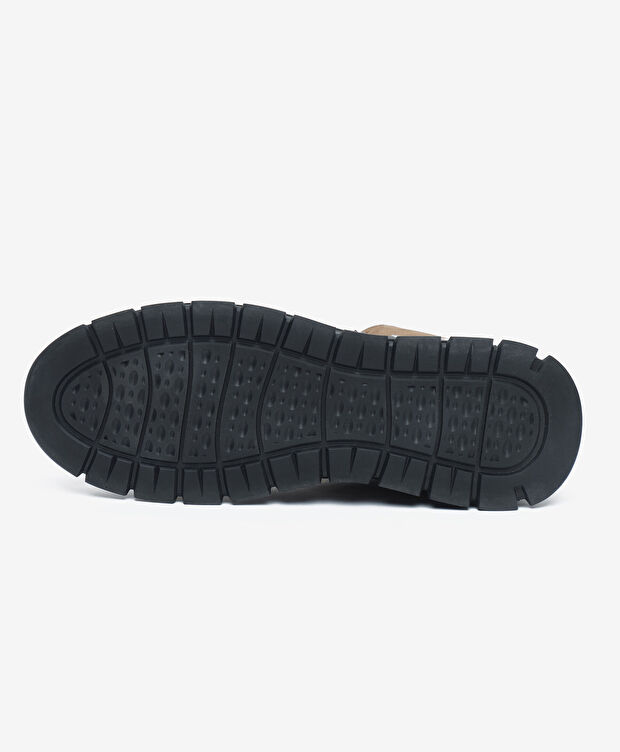 Erkek Duman Hakiki Deri Sneaker Bot - 5