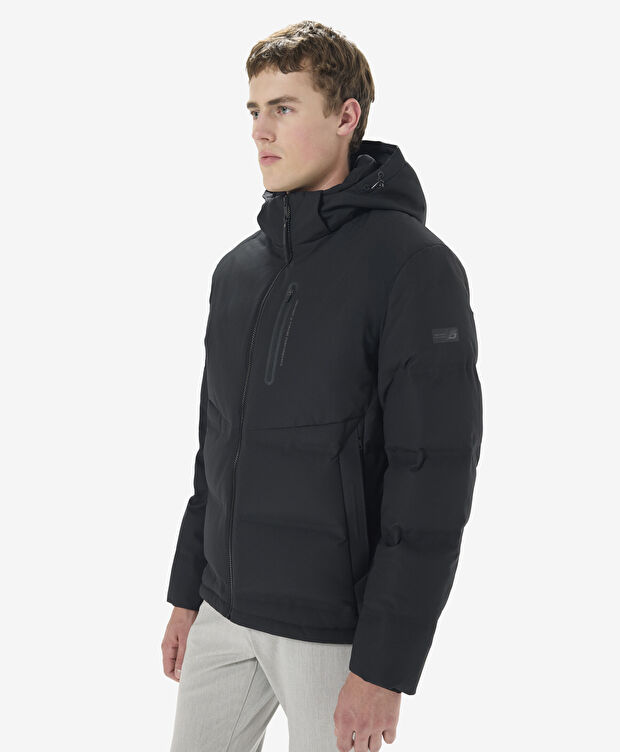 Erkek Siyah Suya Dayanıklı Kaz Tüyü Mont - 3