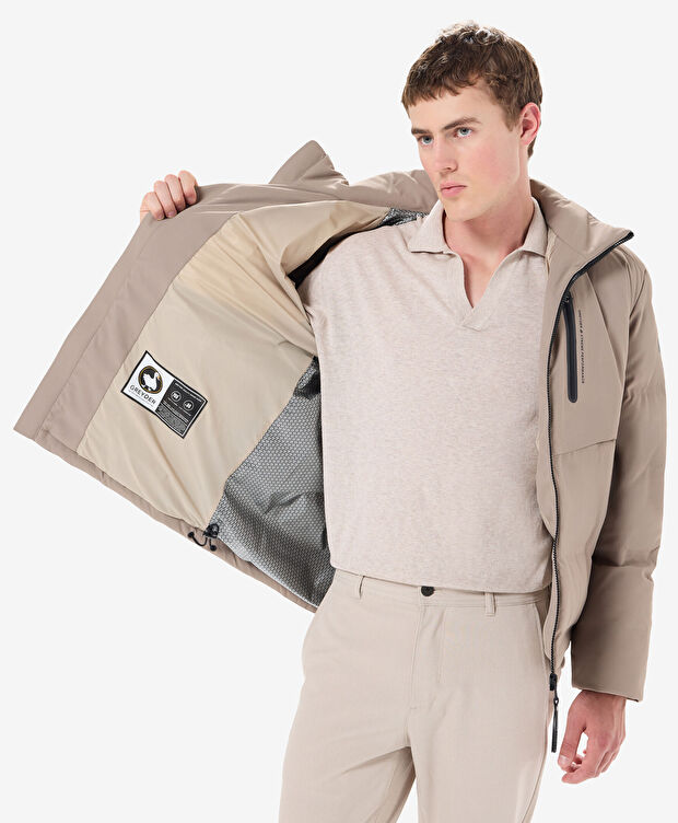 Erkek Vizon Suya Dayanıklı Kaz Tüyü Mont - 6