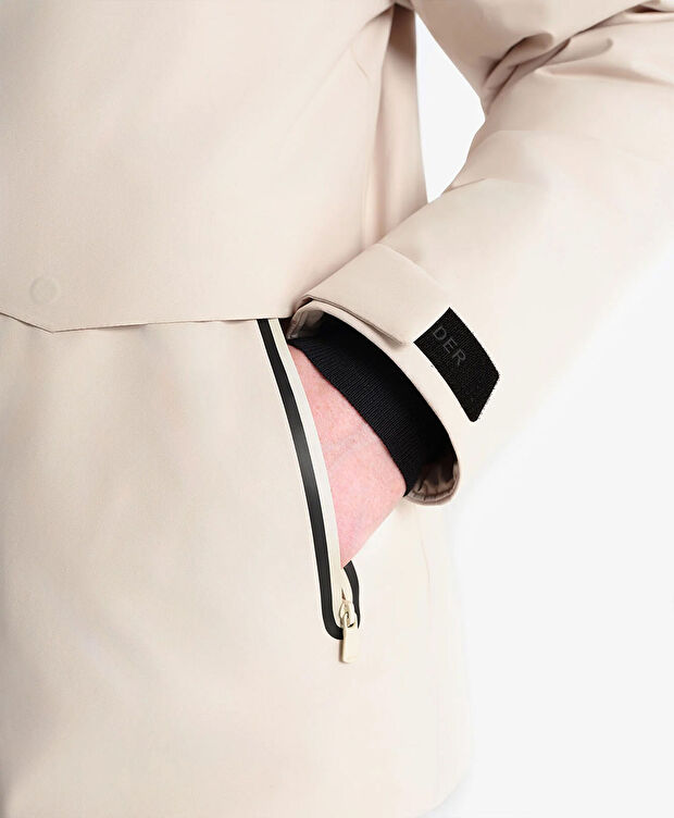 Erkek Ekru Suya Dayanıklı Kaz Tüyü Mont - 10