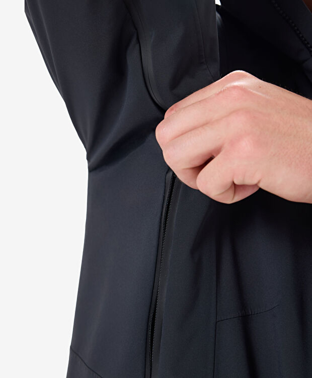 Erkek Siyah Su Geçirmez Kaz Tüyü Mont - 5